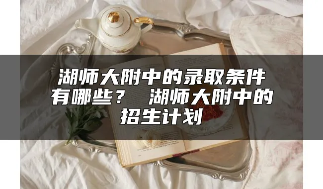 湖师大附中的录取条件有哪些？ 湖师大附中的招生计划