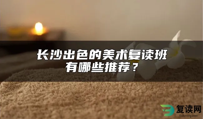 长沙出色的美术复读班有哪些推荐？