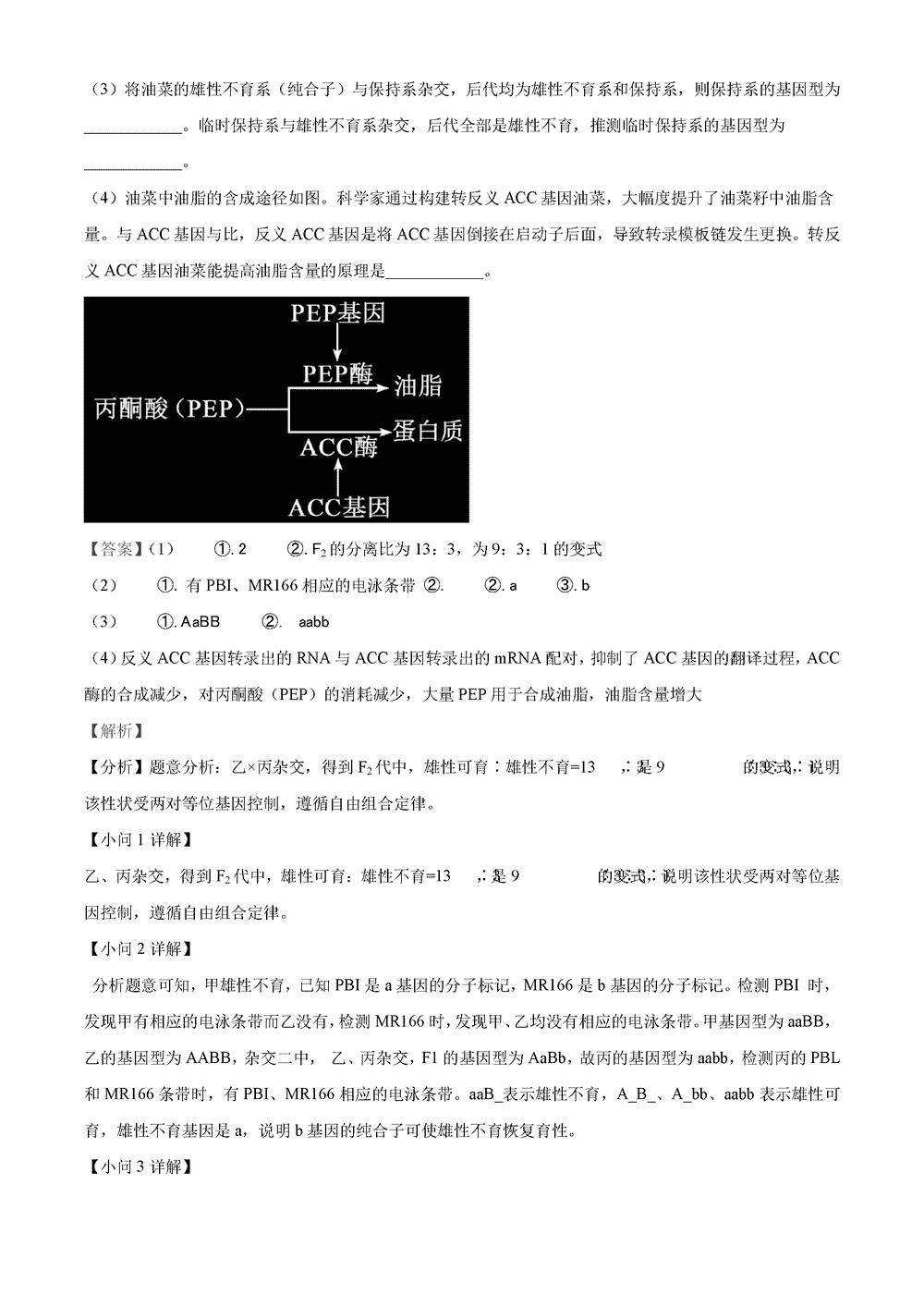 湖南岳汨联考2024届高三11月期中联考生物试题及答案