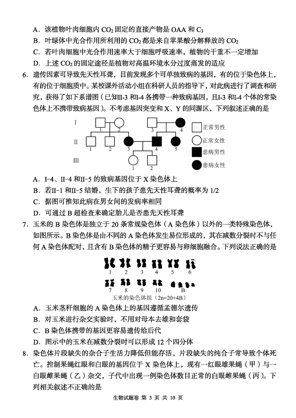 2024届湖南A佳教育高三上11月联考生物试题及答案