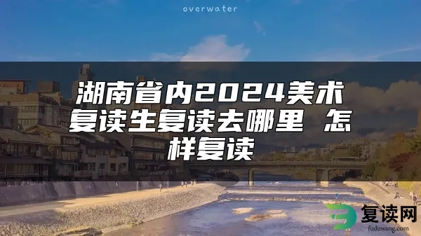 湖南省内2024美术复读生复读去哪里 怎样复读