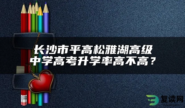 长沙市平高松雅湖高级中学高考升学率高不高？