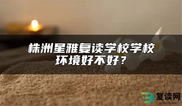 株洲星雅复读学校学校环境好不好？