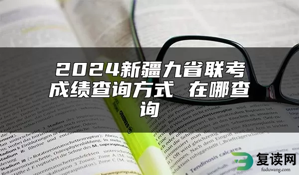 2024新疆九省联考成绩查询方式 在哪查询