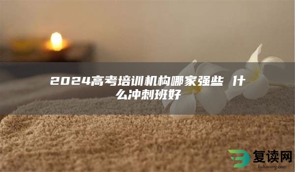 2024高考培训机构哪家强些 什么冲刺班好